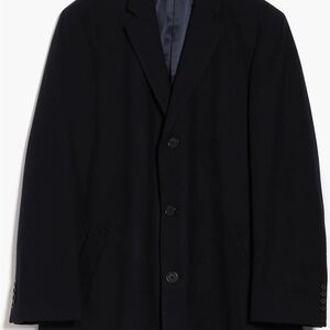 Hart Schaffner Marx Navy Pea Coat Sz 38R